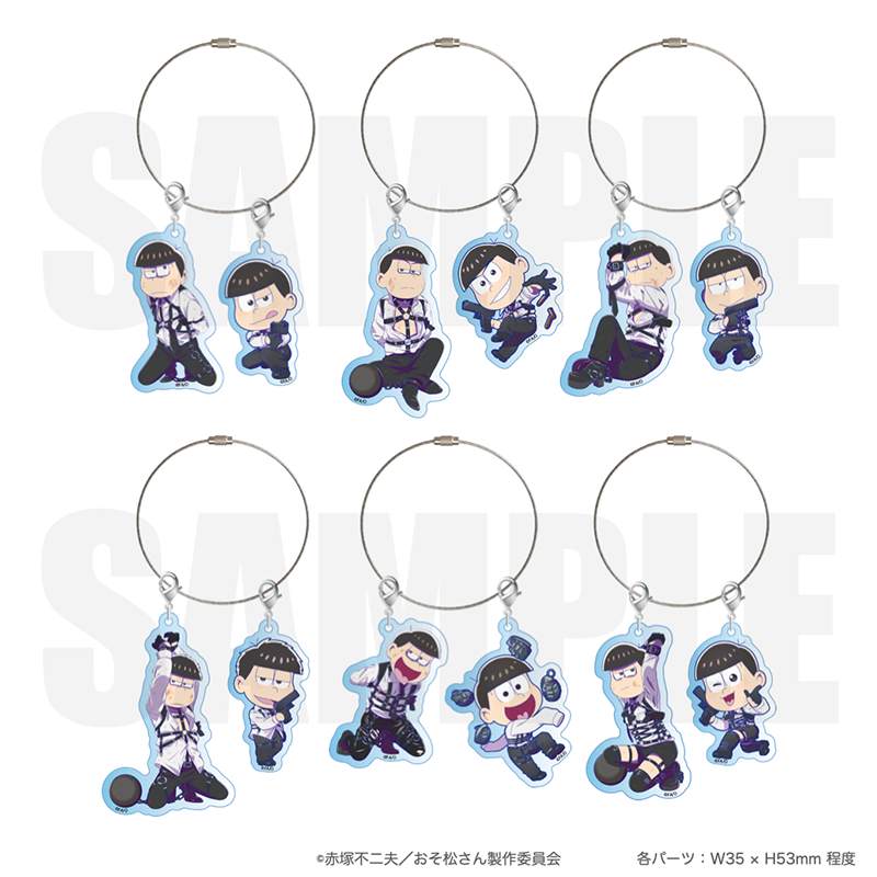 赤塚ホテル　おそ松さん　キーホルダー　くじ　クレープ コラボクレープ＆店頭・オンラインでくじ販売開始】限定グッズが