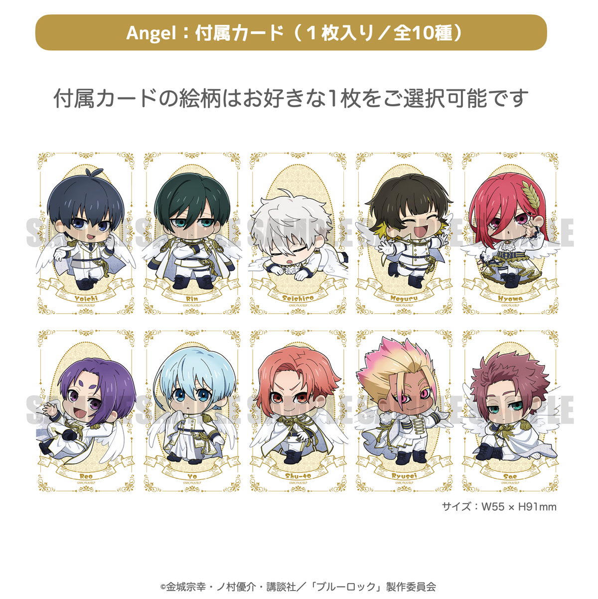 2025年10月発送【ブルーロック】カードバインダー Angel&Devil「Angel