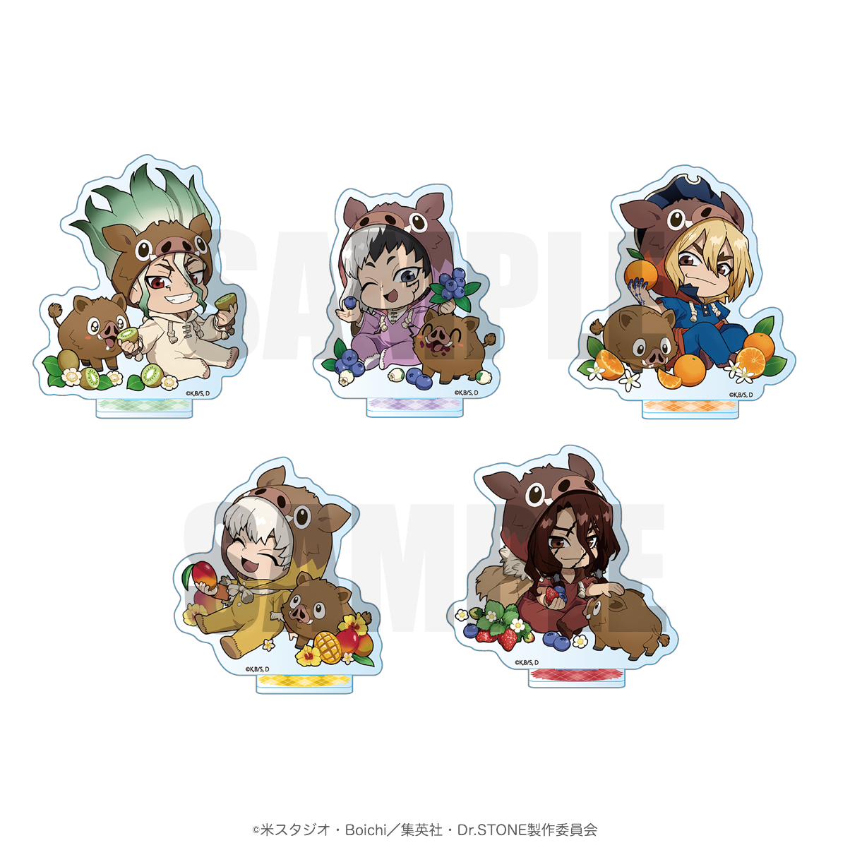 2025年9月発送【Dr.STONE】ミニキャラアクリルスタンド（全5種